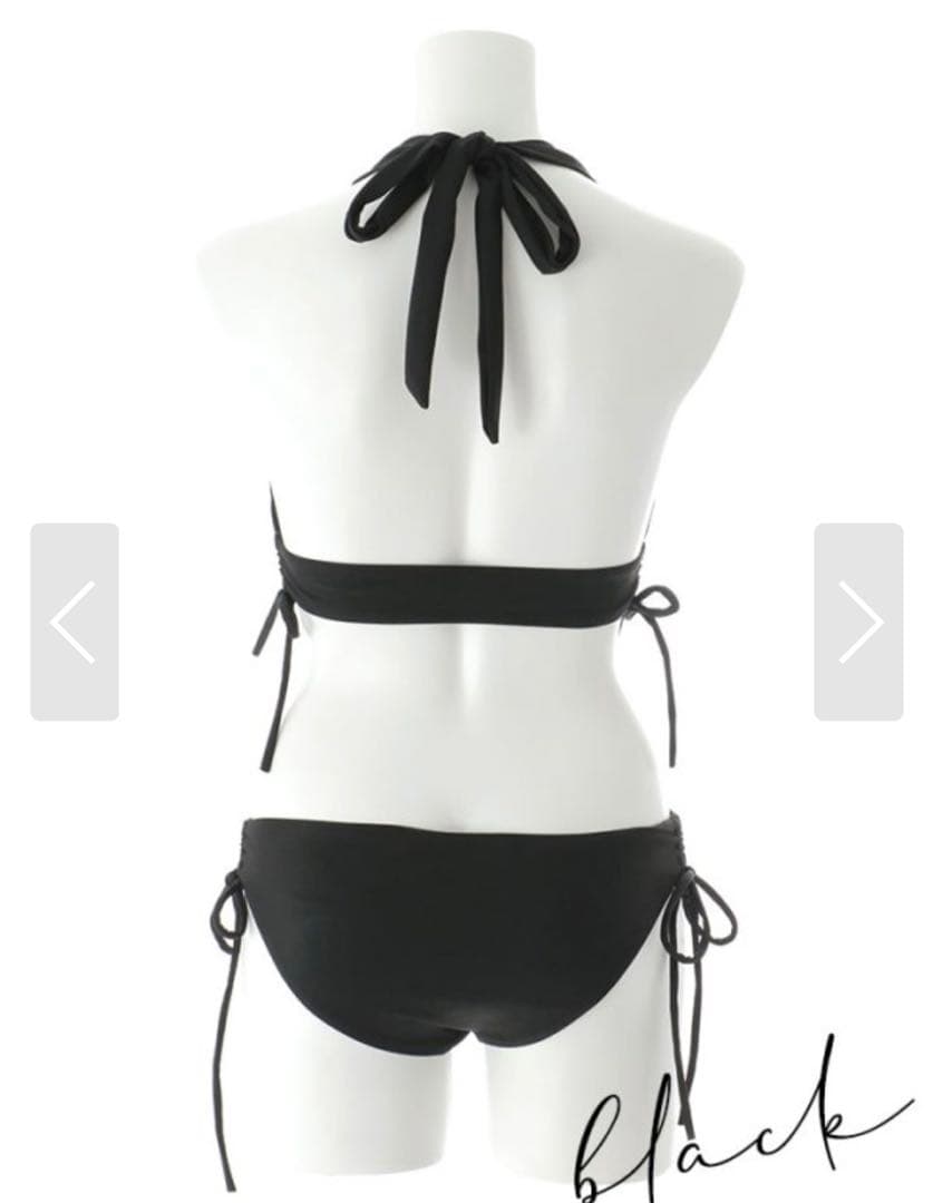 sugar 水着 ホルターネックビジュービキニ ブラック Mサイズ 2点セット