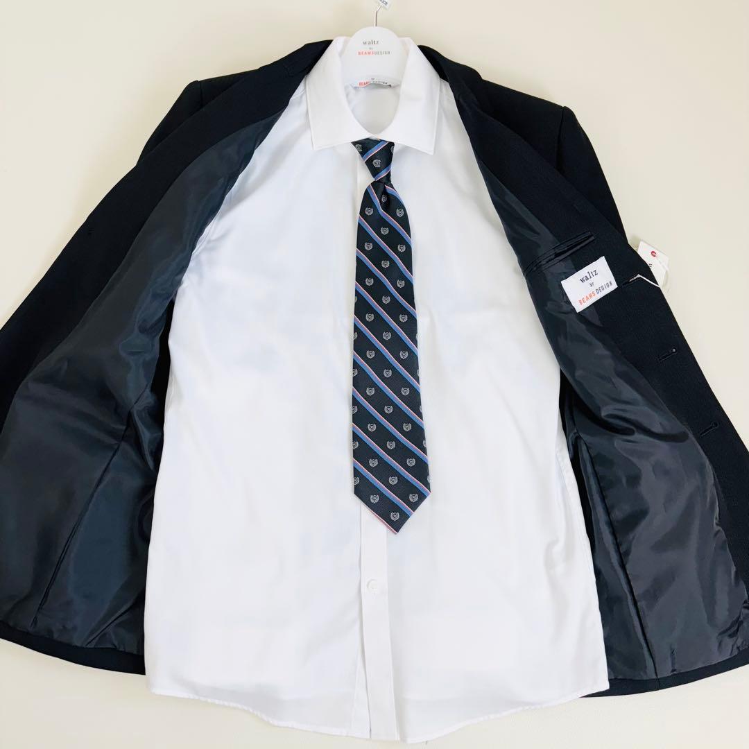 2645【新品タグ付き】ワルツバイビームスデザイン 165cm スーツ ブラック