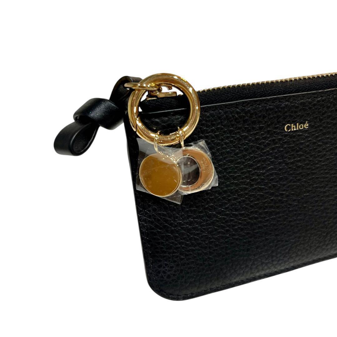 新品未使用　Chloe クロエ　ケース　アルファベット　カード入れ　黒