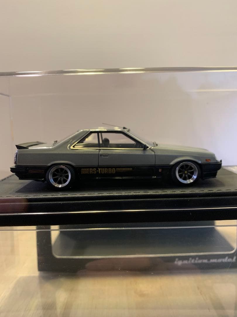 イグニッションモデル1/43 スカイラインRS-X ターボC R30 シルバー