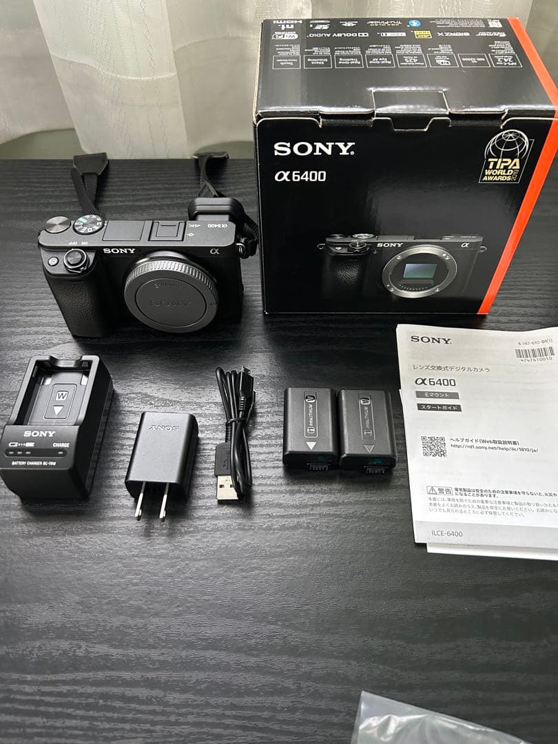 撮影回数1993回　SONY α6400 ボディ本体　Eマウント ミラーレス一眼