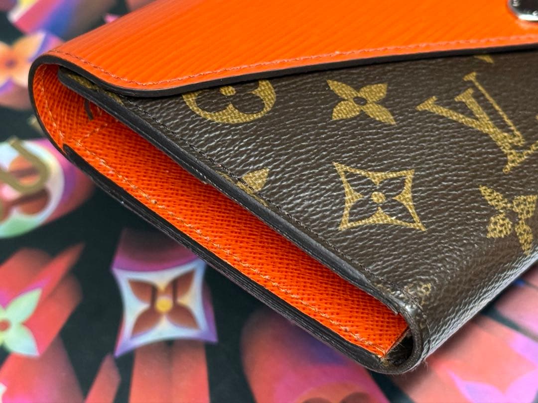 良品！ルイヴィトン　ポルトフォイユ・マリールーロン　長財布　エピ&モノグラム