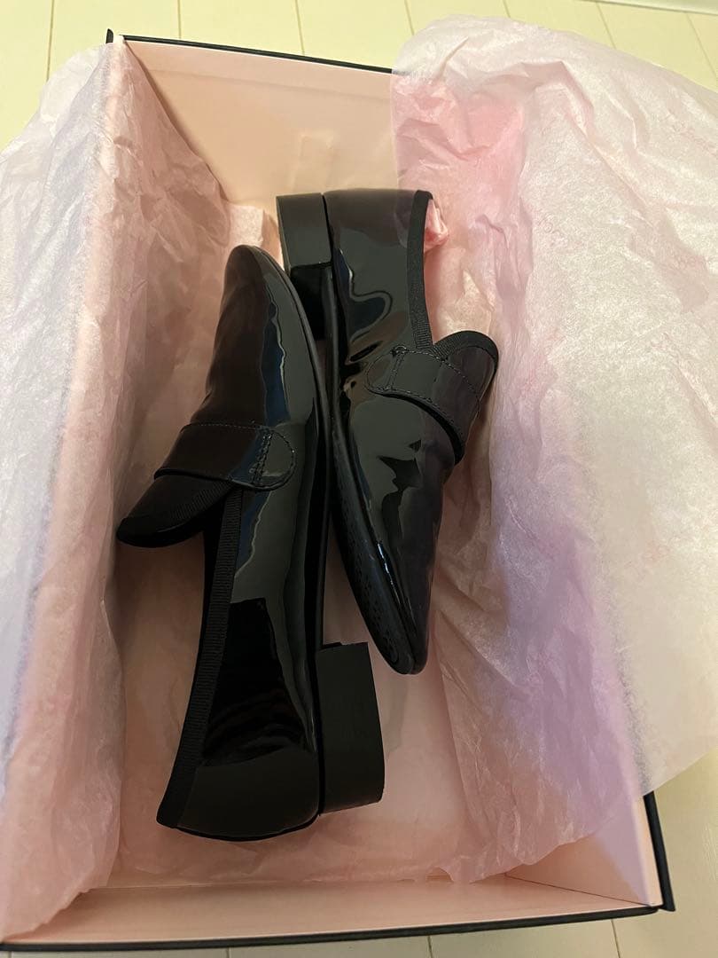 repetto レペット マイケル パテントレザーローファー ブラック