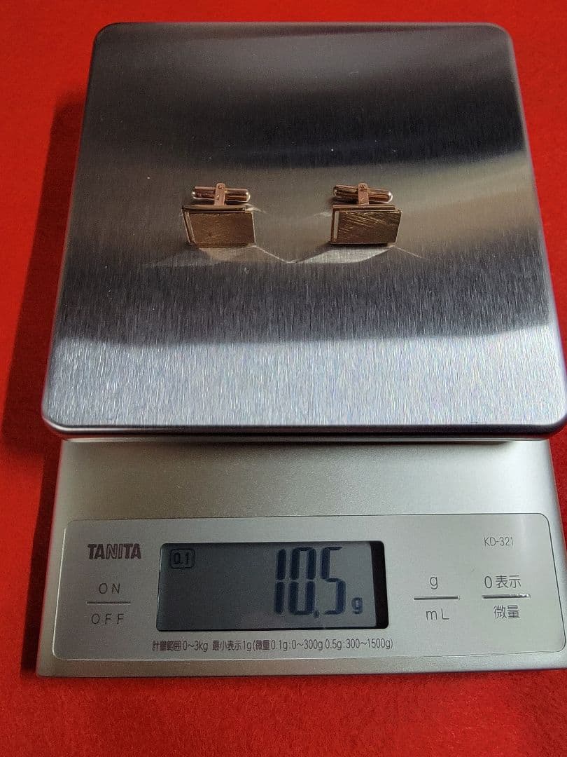 あやめ123 14K カフスリンクス(ボタン)