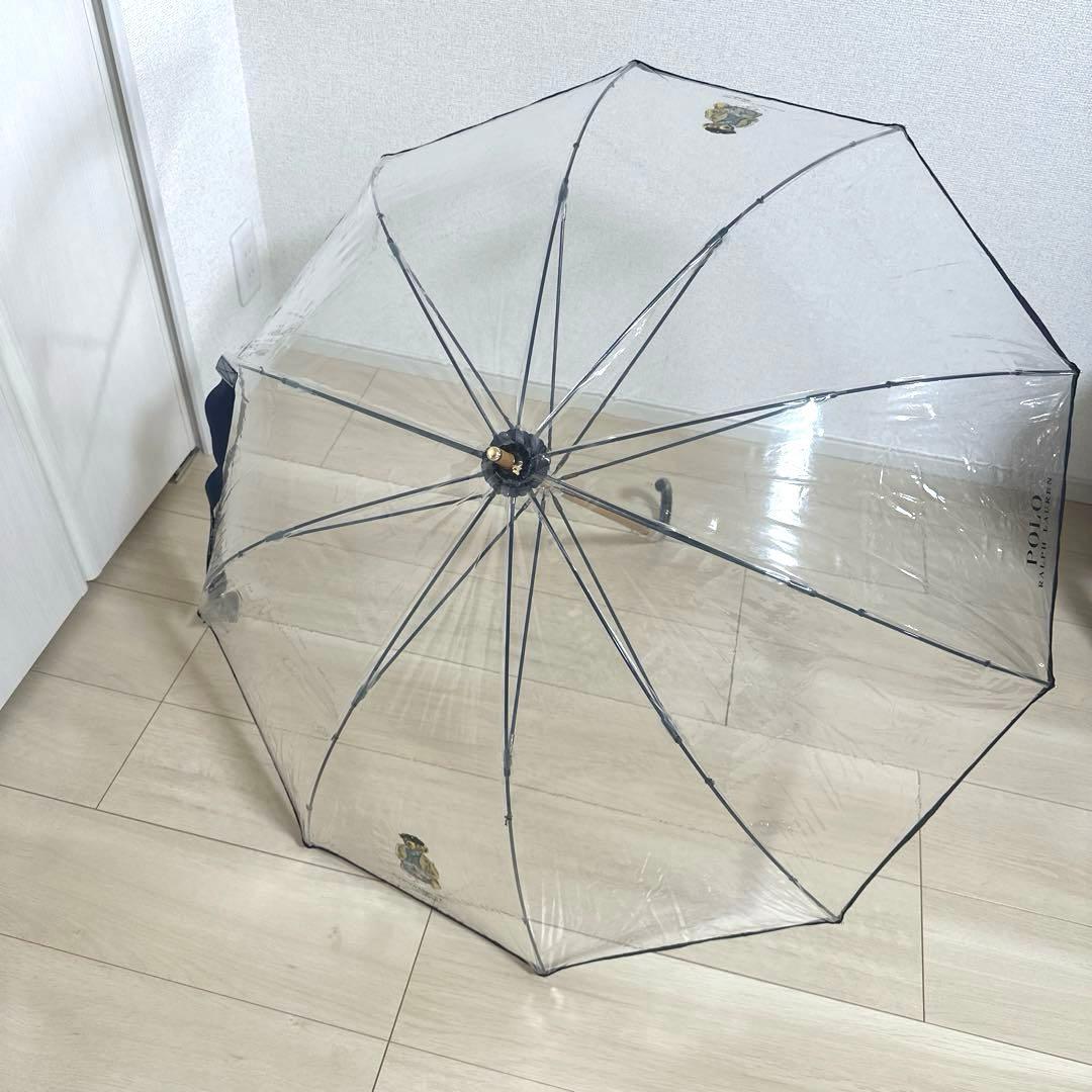 新品未使用タグ付　ポロラルフローレン　ポロベア長傘ネイビー