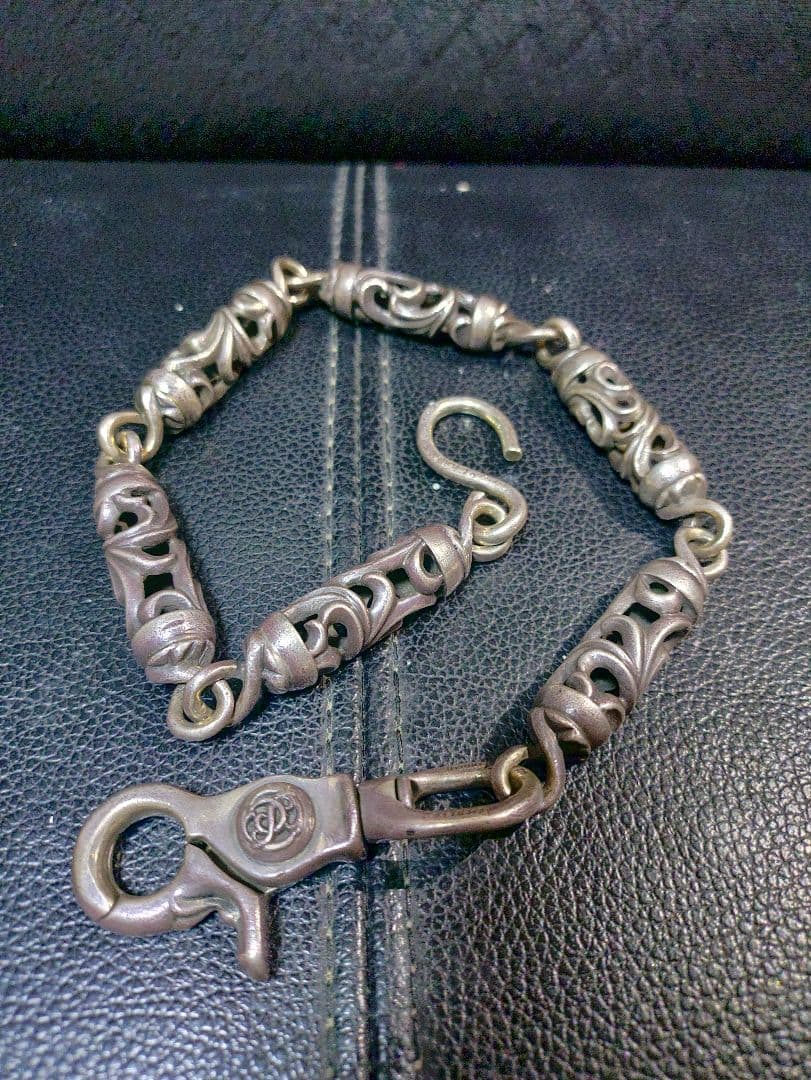 クロムハーツ 6リンクローラー1グリップウォレットチェーン