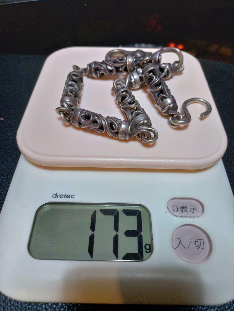 クロムハーツ 6リンクローラー1グリップウォレットチェーン