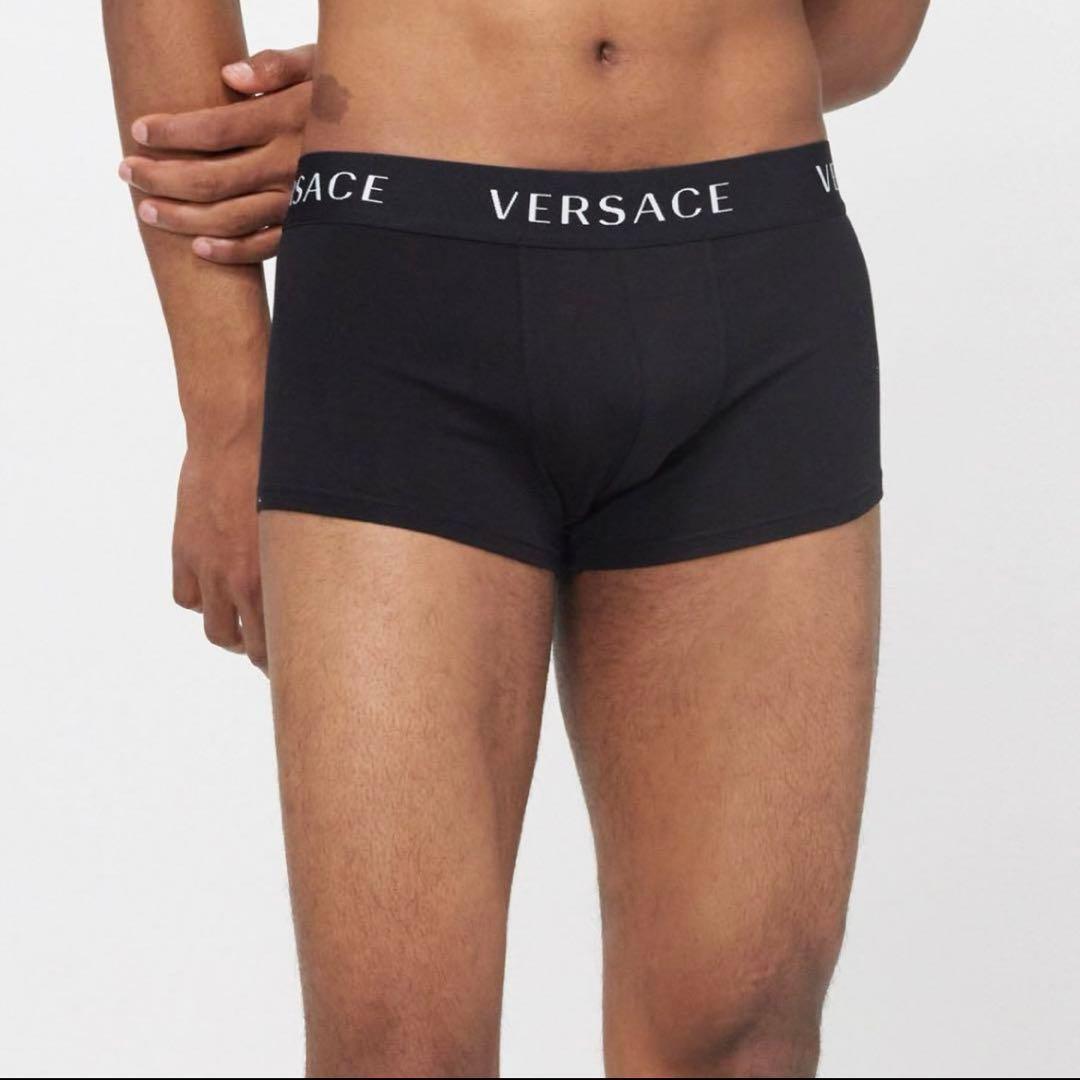 【正規品保証】新品 VERSACE ボクサーパンツ 3枚セットS パープルM1枚