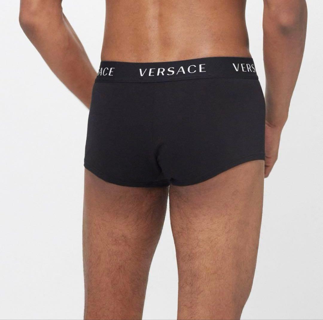 【正規品保証】新品 VERSACE ボクサーパンツ 3枚セットS パープルM1枚