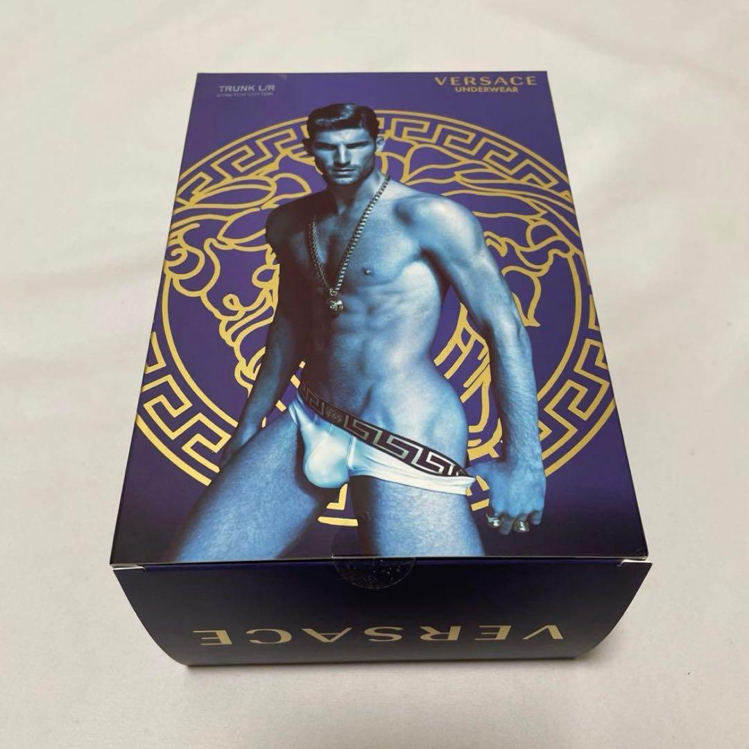 【正規品保証】新品 VERSACE ボクサーパンツ 3枚セットS パープルM1枚