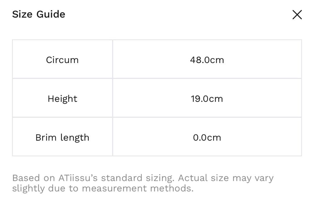 【新品本物】ATiiSSU(アティシュ) Kevi Beanie BKビーニー