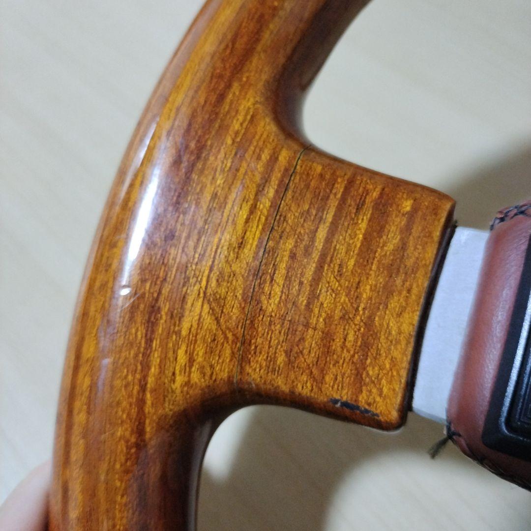 イタルボランテ ニヴォーラ ウッドステアリング 36パイ 中古品
