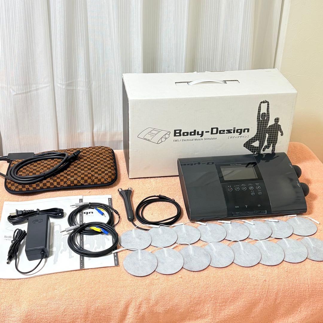 ボディデザイン リッコー EMS 高周波50万Hz Vスティック 加温パッド付き