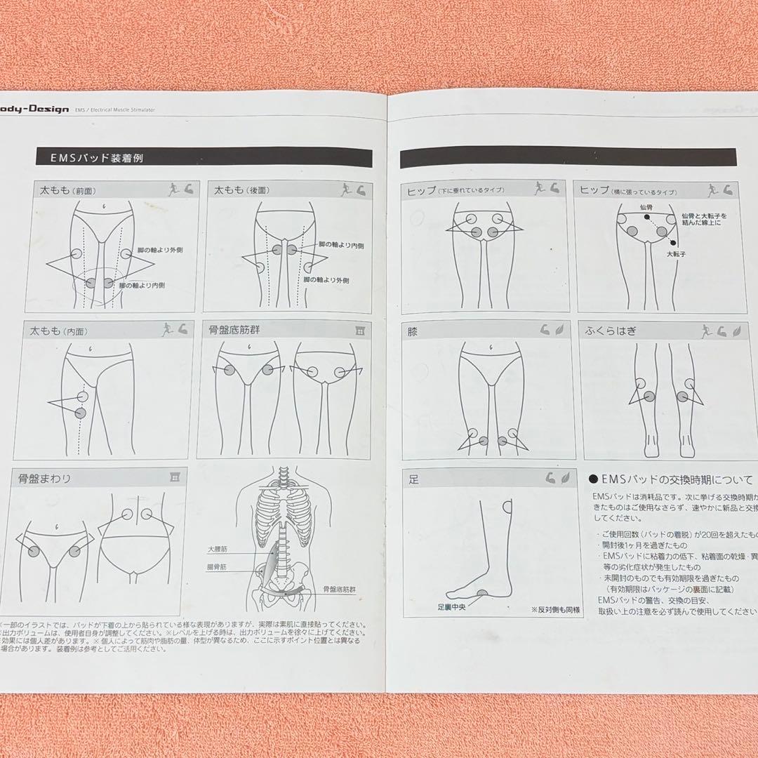 ボディデザイン リッコー EMS 高周波50万Hz Vスティック 加温パッド付き