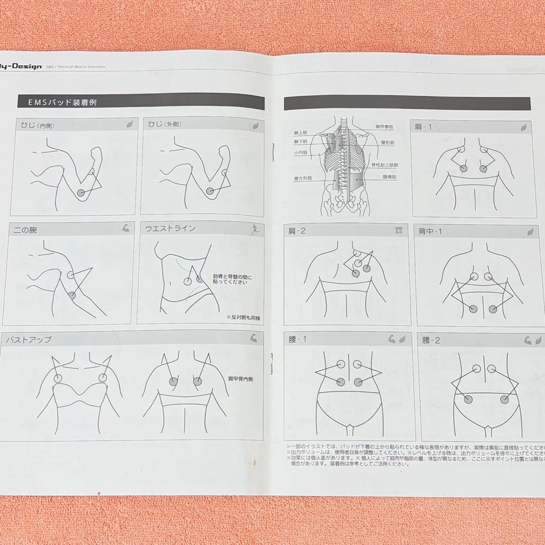 ボディデザイン リッコー EMS 高周波50万Hz Vスティック 加温パッド付き