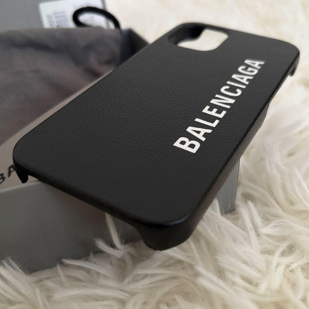 極美品 バレンシアガBALENCIAGA iPhone12 miniケースカバー
