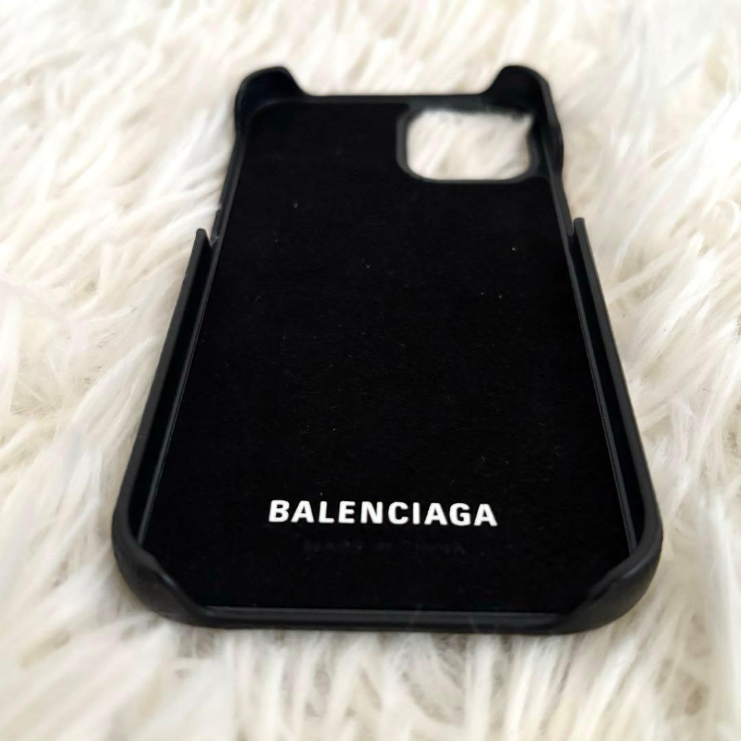 極美品 バレンシアガBALENCIAGA iPhone12 miniケースカバー