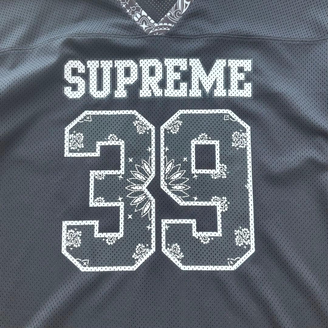 【新品】Supreme Bandana Football Jersey ブラック