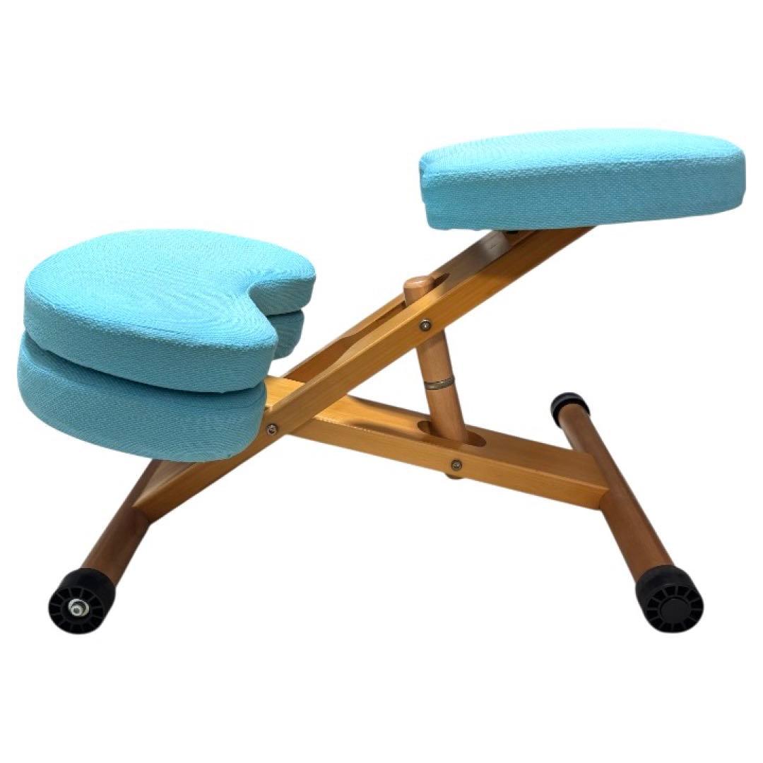 極美品 宮武製作所 バランスチェア プロポーションチェア ブルー 姿勢矯正 学習