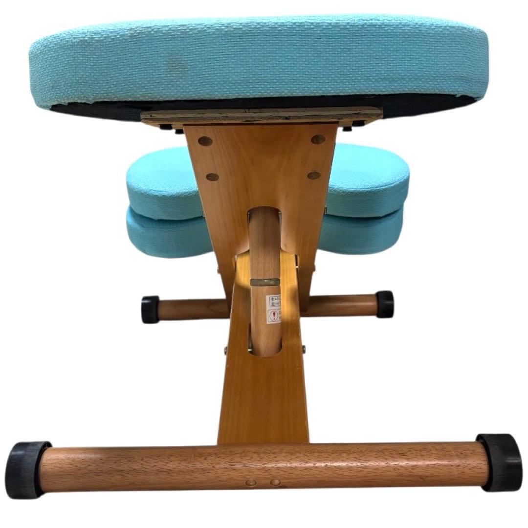 極美品 宮武製作所 バランスチェア プロポーションチェア ブルー 姿勢矯正 学習