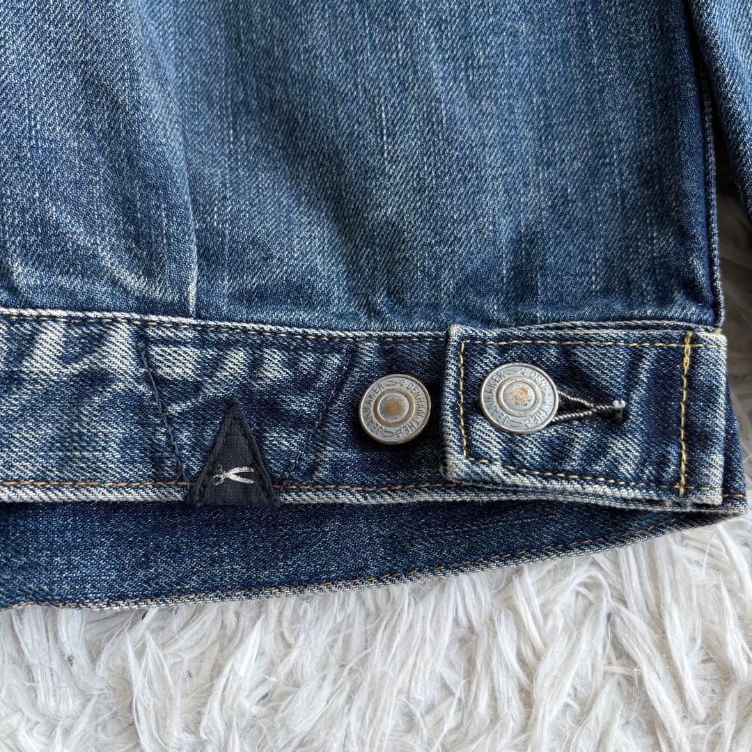 美品 デンハム デニムジャケット 2024年製 TRACE CURVING M