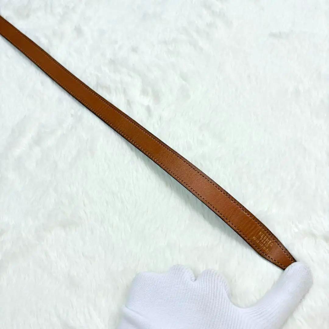 HERMES エルメス ベルト グリーン ブラウン コンスタンス リバーシブル