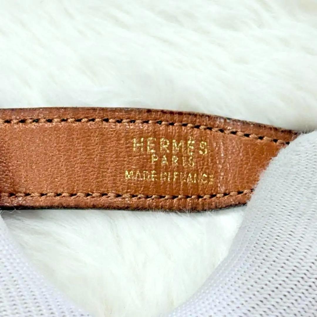 HERMES エルメス ベルト グリーン ブラウン コンスタンス リバーシブル