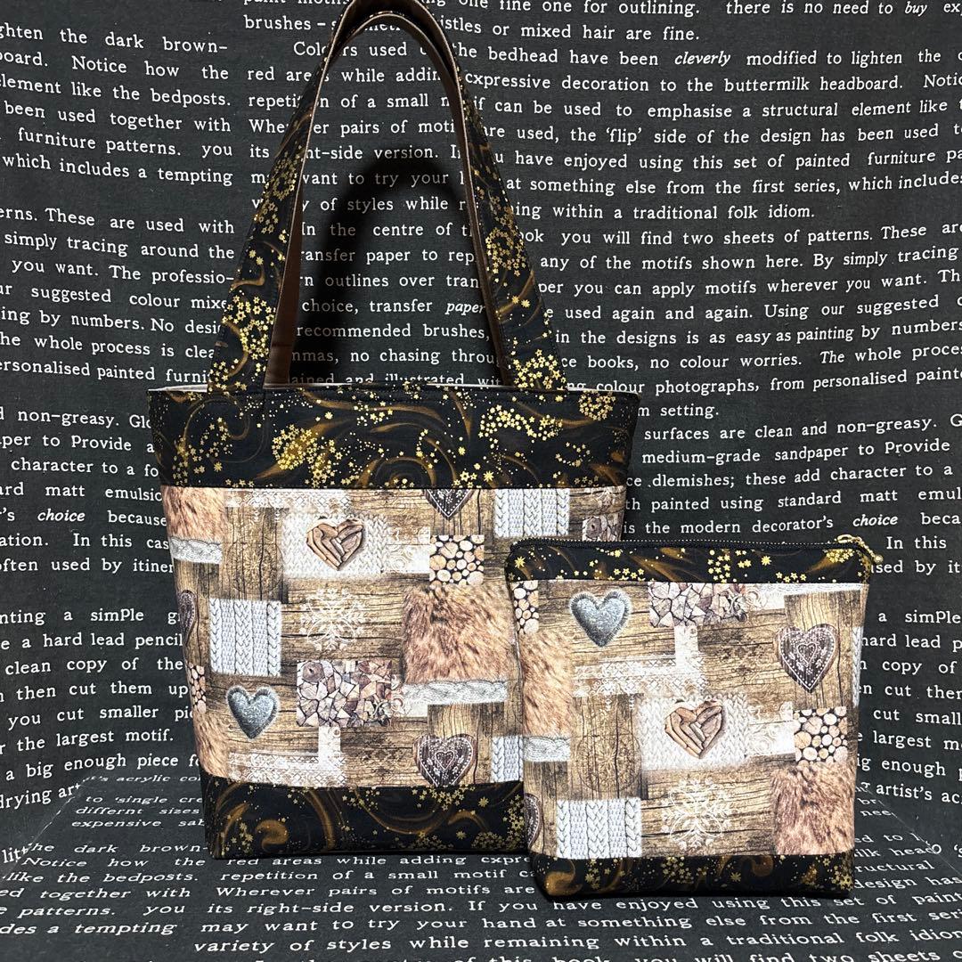 ロラライハリス♡ハンドメイド　トートバッグとポーチ　いたち様