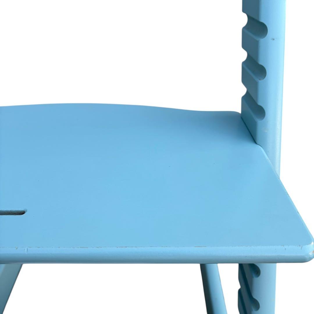 【極美品】ストッケ トリップトラップ STOKKE シリアル6 ブルー