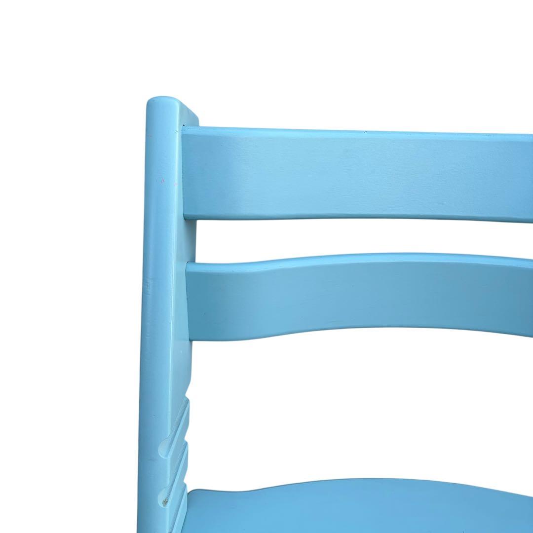 【極美品】ストッケ トリップトラップ STOKKE シリアル6 ブルー