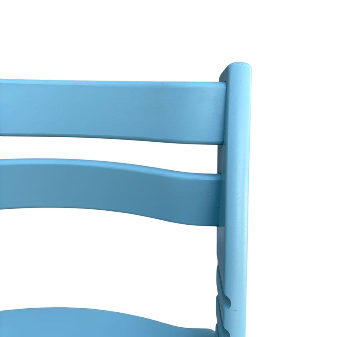 【極美品】ストッケ トリップトラップ STOKKE シリアル6 ブルー