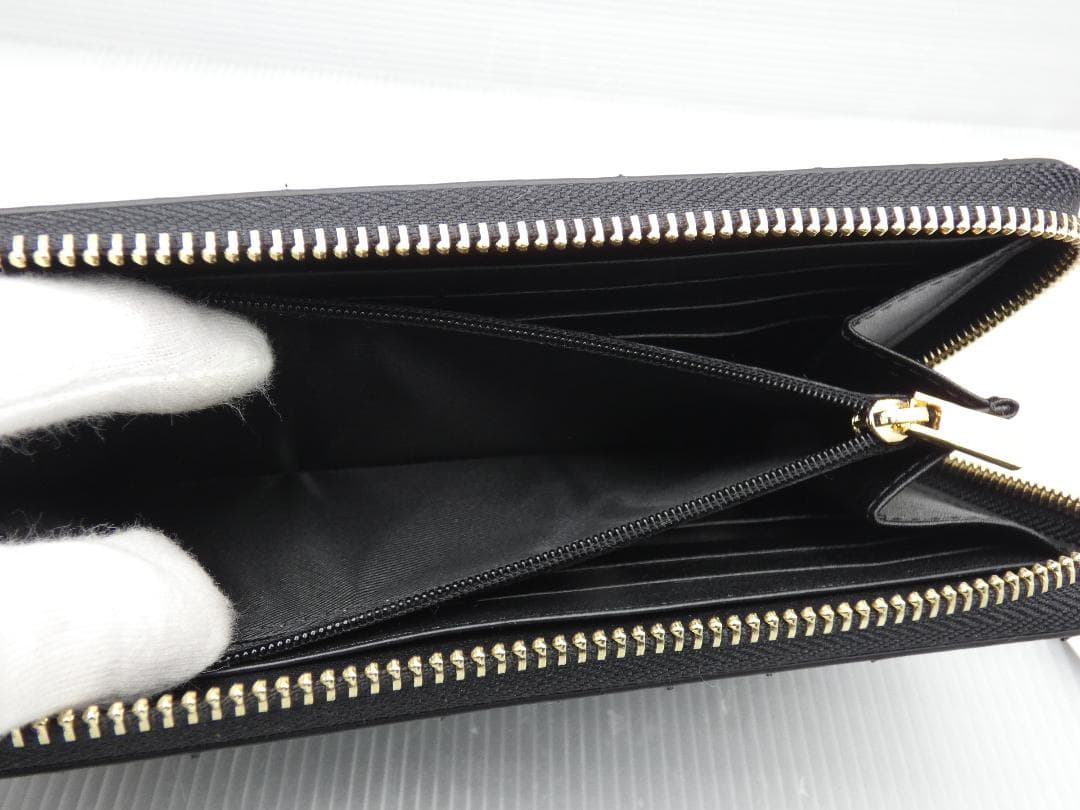 【新品】COACH コーチ ラウンド 長財布 2855 キルティング ウォレット