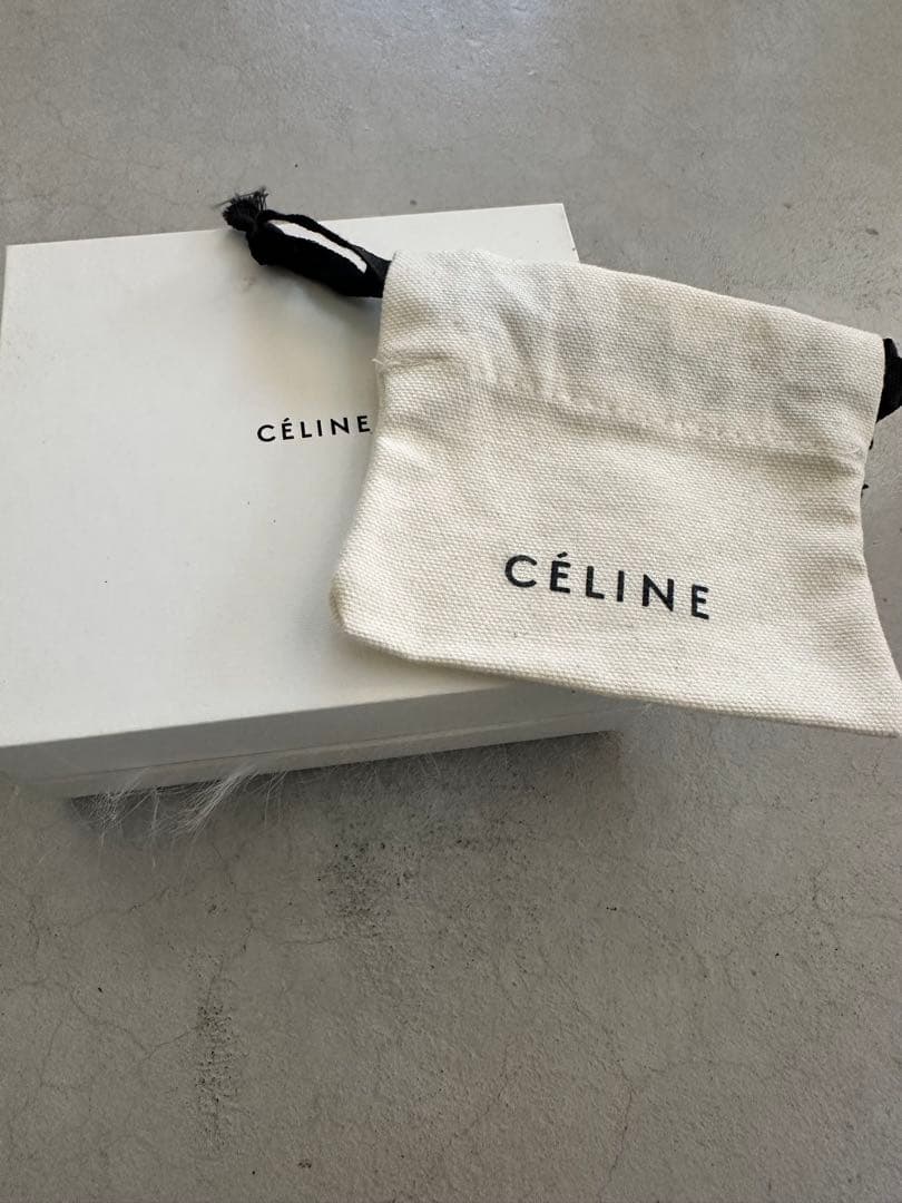 CÉLINE（OLD CÉLINE）イニシャルネックレス 純正チェーン＆箱