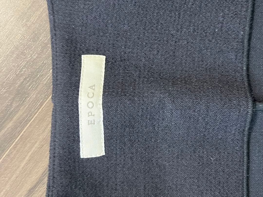 美品　EPOCA ネイビースカートスーツ　濃紺