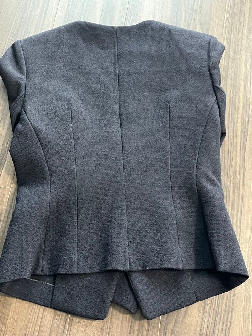 美品　EPOCA ネイビースカートスーツ　濃紺