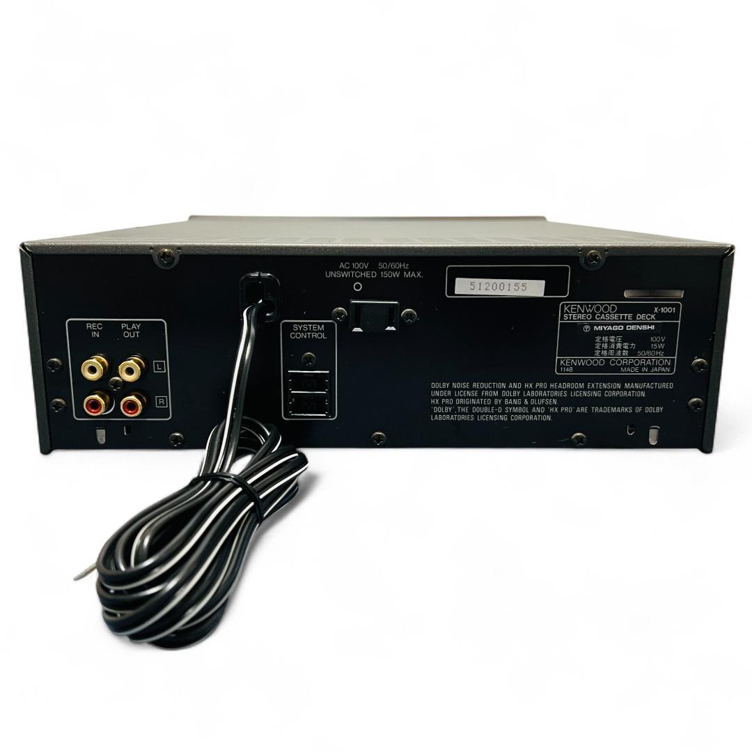 KENWOOD カセットデッキ K's X-1001