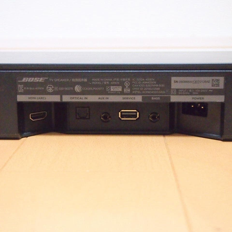 BOSE TV SPEAKER ボーズ サウンドバー スピーカー 431974