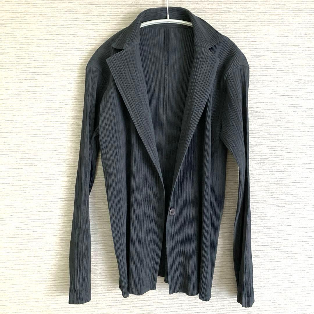 ISSEY MIYAKE WHITE LABEL 黒　長袖　ジャケット M