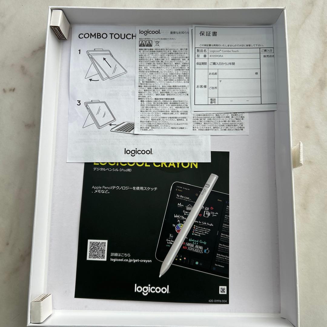 Logicool Combo Touch iK1059GRA ipad第10世代