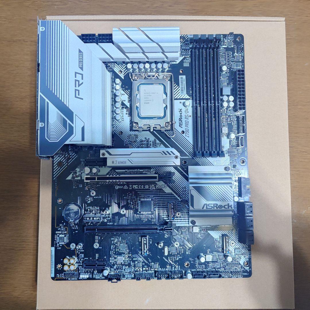 Z790 Pro RS/D4　と　i5-13400F