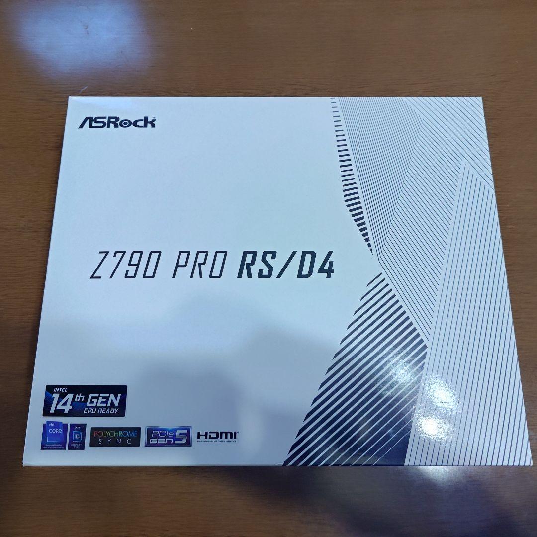 Z790 Pro RS/D4　と　i5-13400F