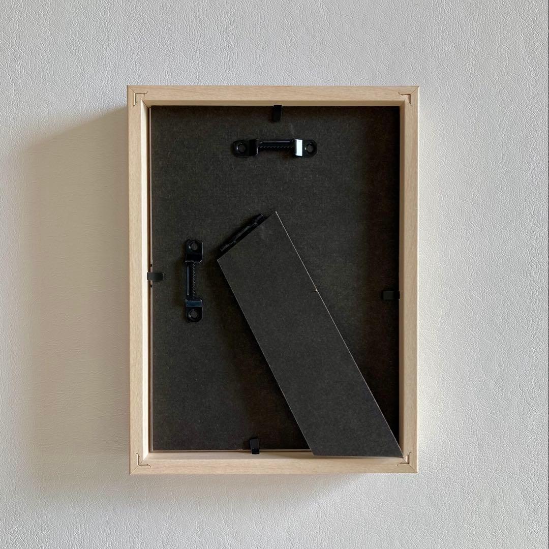 misa　春に包まれて　シーグラス／天然石／フレームアート／手描き