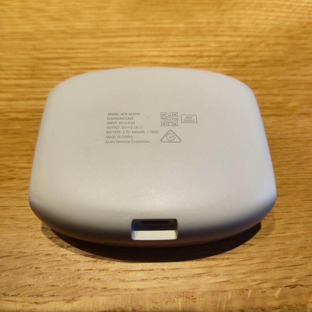【美品】audio-technica ATH-AC5TW ワイヤレスイヤホン