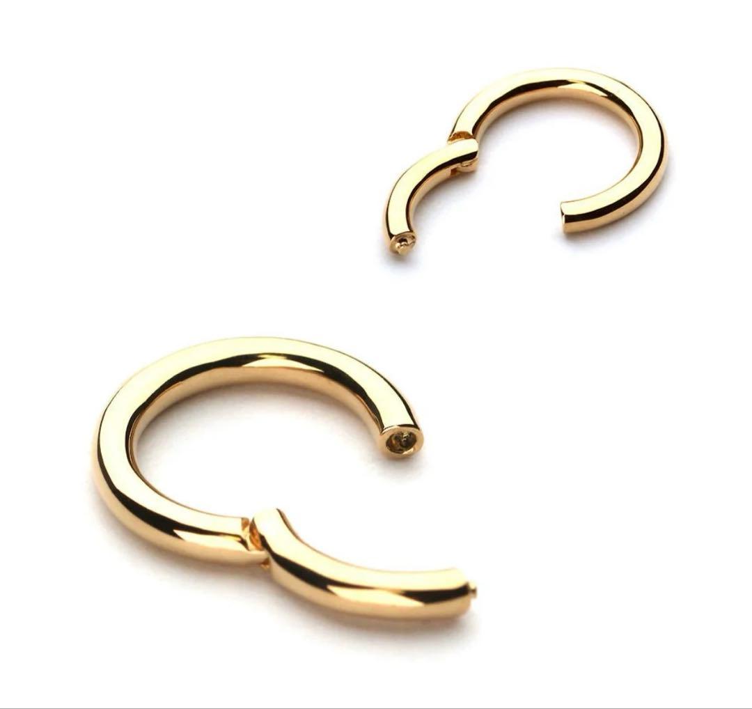 ピコレット フープピアス K18 16G イエローゴールド 6.5mm 片耳用
