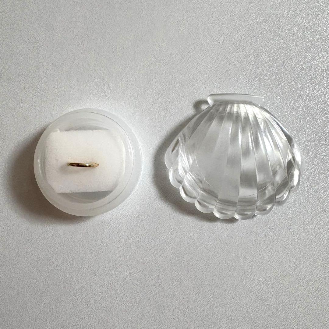 ピコレット フープピアス K18 16G イエローゴールド 6.5mm 片耳用