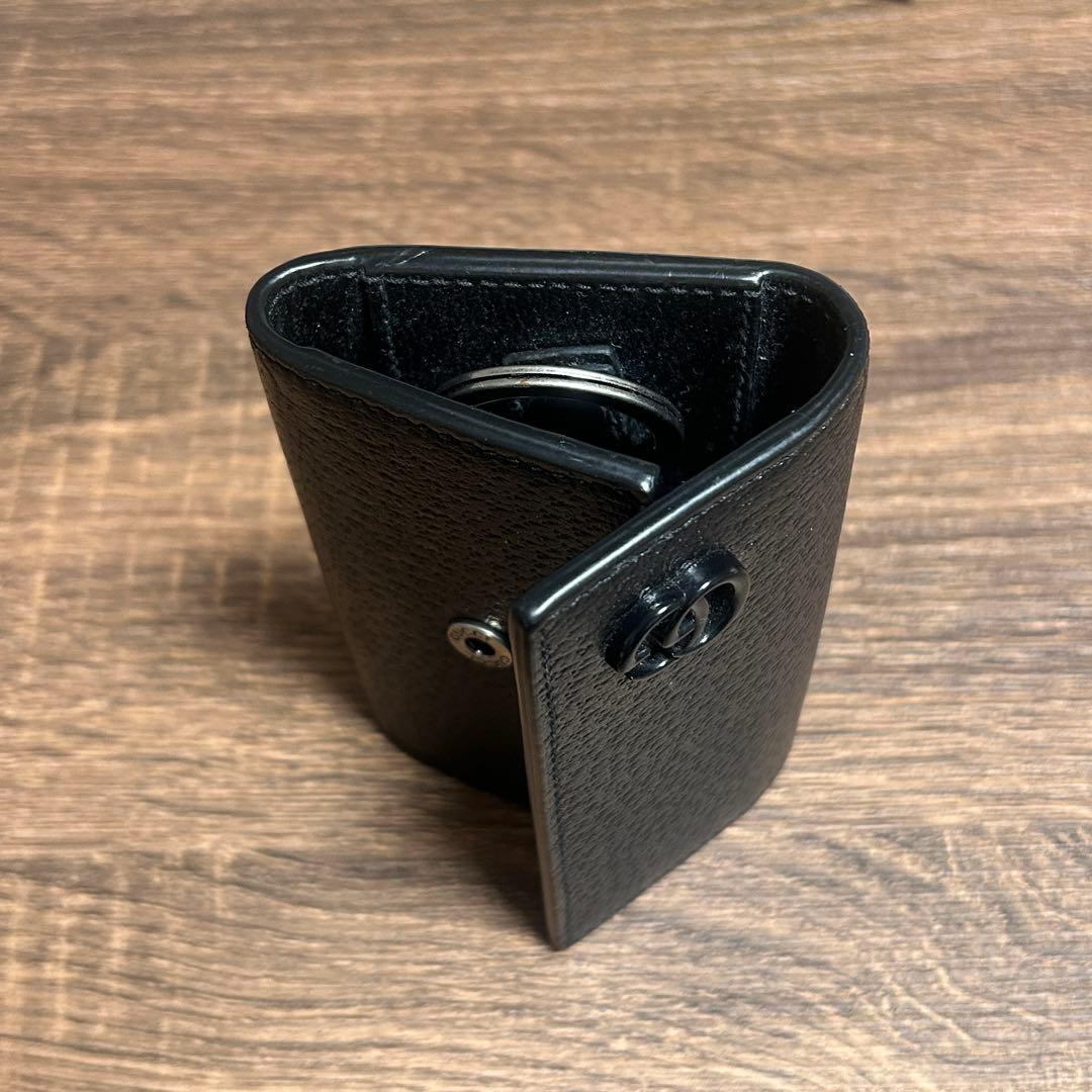 【なな】GUCCI 黒レザーキーケース