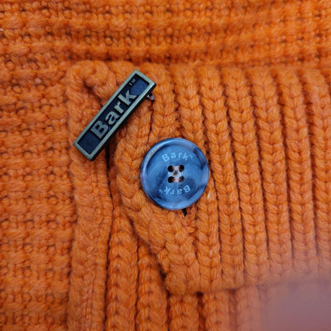 バーク　オレンジ　タグ付き　ニット　ガウン　ダッフルコート　ジャケット　高級感