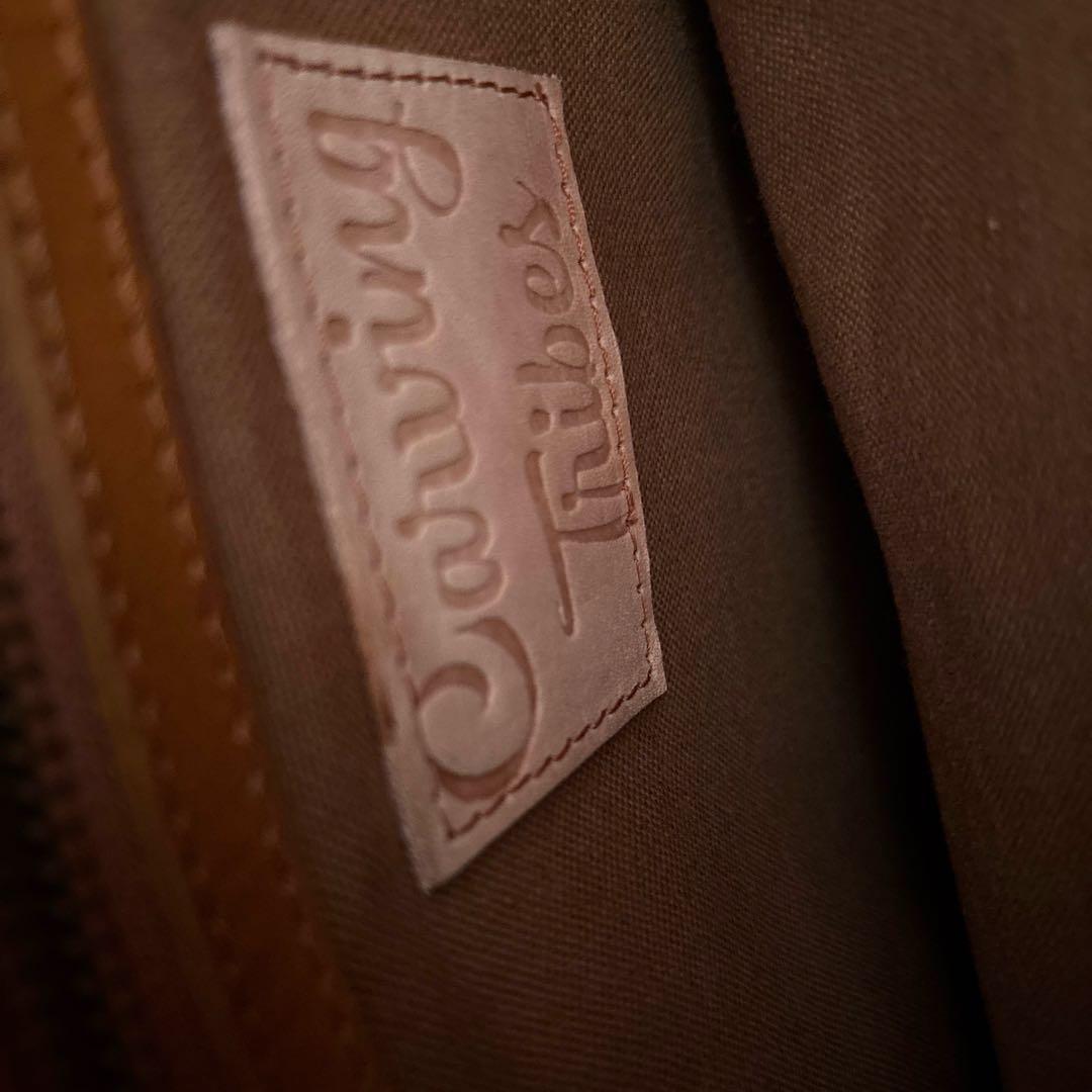 Carving Tribesレザー2wayショルダーバッグ 【ライトブラウン】