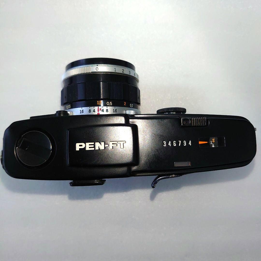 希少・オリンパスペンＦＴブラックペイント 38mmＦ1.8付