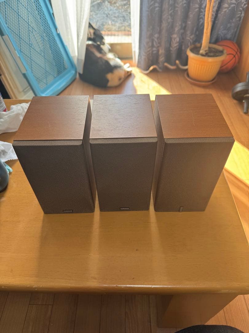 ヤマハ　NS-10MM 木製キャビネット スピーカー 3個セット 中古